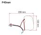 Preview: Komplettset Markise Fiamma F43van VW Bus T5 / T6 / T6.1 Multivan mit C-Schiene #98655A686